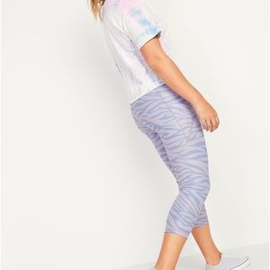 Old Navy High-Waisted PowerSoft Side-Pocket Crop Leggings for Women